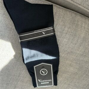 Vannucci Navy Dress Socks NWT